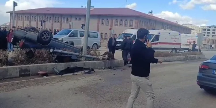 Erzurum’da trafik kazası: 1 yaralı