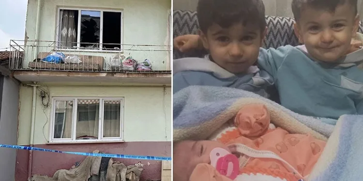 Yangında can veren kardeşler gözyaşlarıyla toprağa verildi