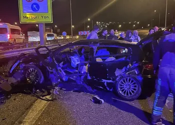 Bursa otobanda feci kaza: 1 ölü 3 yaralı