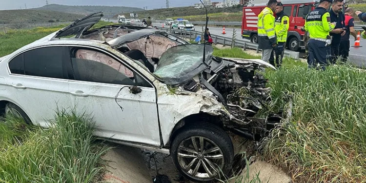İzmir’de feci kaza: 1 ölü, 5 yaralı