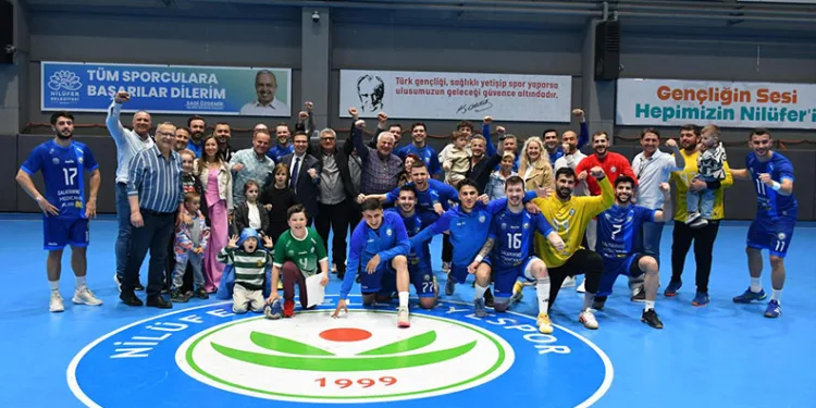 Nilüfer Belediyespor final için avantaj yakaladı