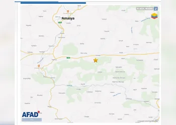 Amasya’da 3.2 büyüklüğünde deprem