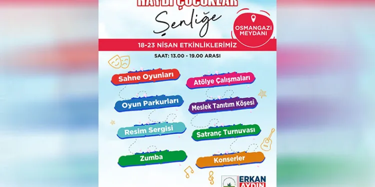 23 Nisan coşkusu Osmangazi’yi saracak