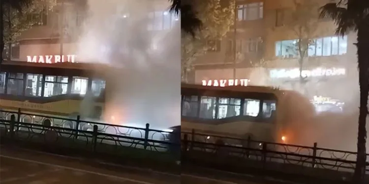 Freni patlayan arazöz otomobile ve üst geçit duvarına çarptı: 1 ölü, 1 yaralı