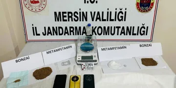 Mersin’de uyuşturucu operasyonu