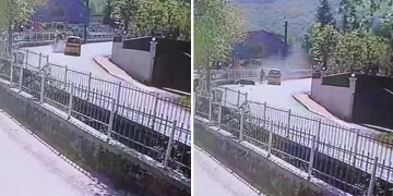 Taksi ile motosiklet kafa kafaya çarpıştı