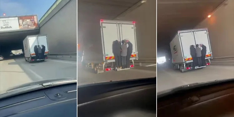 Bursa’da tehlikeli yolculuk kamerada