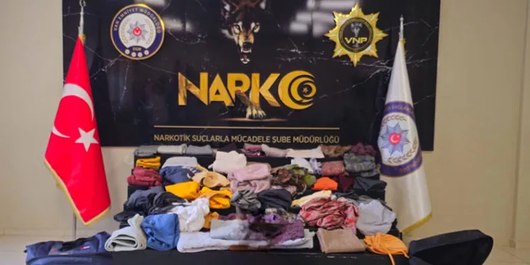 Van’da pes dedirten uyuşturucu kaçakçılığı yöntemi