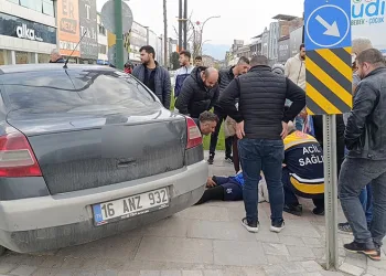 Otomobilin çarptığı bisikletli çocuk yaralandı
