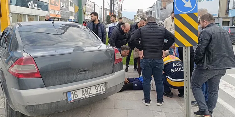 Otomobilin çarptığı bisikletli çocuk yaralandı