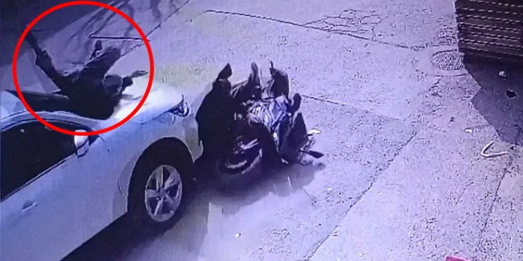 Bursa’da motosiklet sürücüsü kaza yaptı