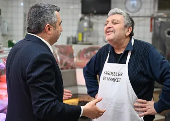 Oktay Yılmaz, komşu ziyaretinde