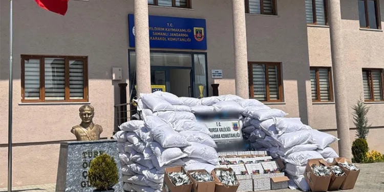 Jandarmadan ‘Tütün Kaçakçılığı’ operasyonu