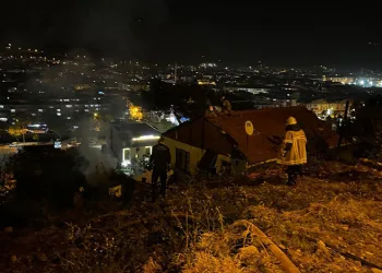 Bursa’da korkutan odunluk yangını