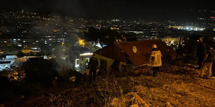 Bursa’da korkutan odunluk yangını