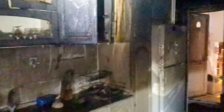 Bursa’da ocakta unutulan yemek yangına sebep oldu