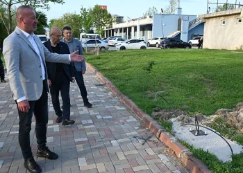 Atatürk Kültür Parkı aydınlatılıyor