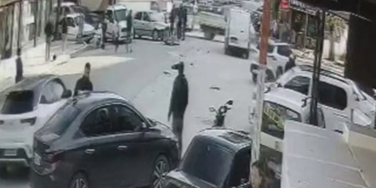 Bursa’da otomobil ile motosiklet çarpıştı