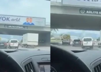 Bursa’da ölümüne makas kamerada…
