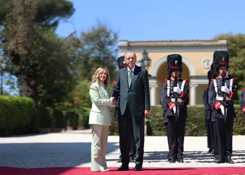 Meloni Erdoğan’ı Törenle Karşıladı