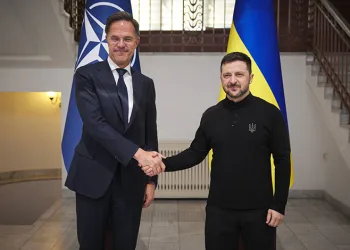 Ukrayna Lideri Rutte ile Görüştü