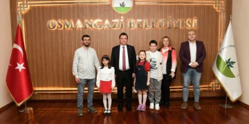 Geleceğin başkanları koltuğa oturdu