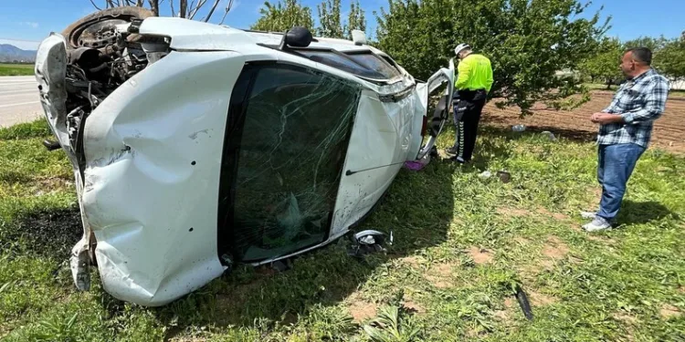 Kahramanmaraş’ta tır alev alev yandı