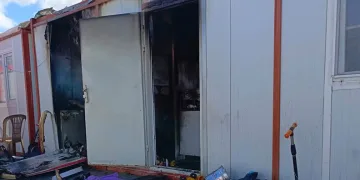 Konteynerde korkutan yangın