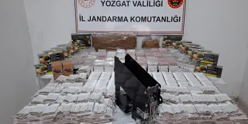 Yozgat’ta 19 bin 800 makaron ele geçirildi