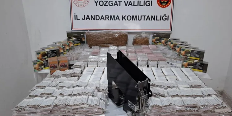 Yozgat’ta 19 bin 800 makaron ele geçirildi