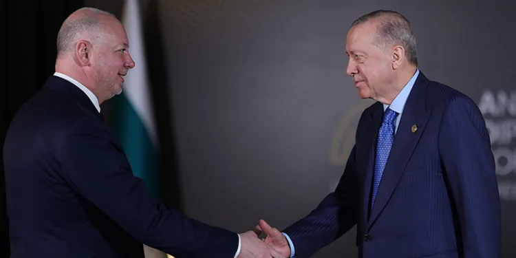 Erdoğan, Bulgaristan Başbakanını kabul etti