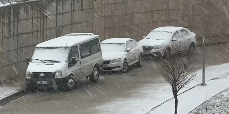 Yüksekova’da kar yağışı etkili oldu