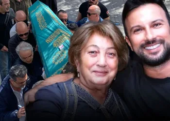 Tarkan’ın annesi son yolculuğuna uğrandı