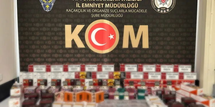 Polis kaçak sigara ele geçirdi