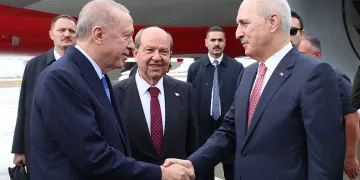 Cumhurbaşkanı Erdoğan KKTC’de