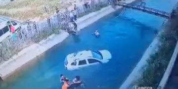 Sulama kanalında can pazarı