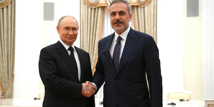 Fidan, Putin’le savaşı konuştu