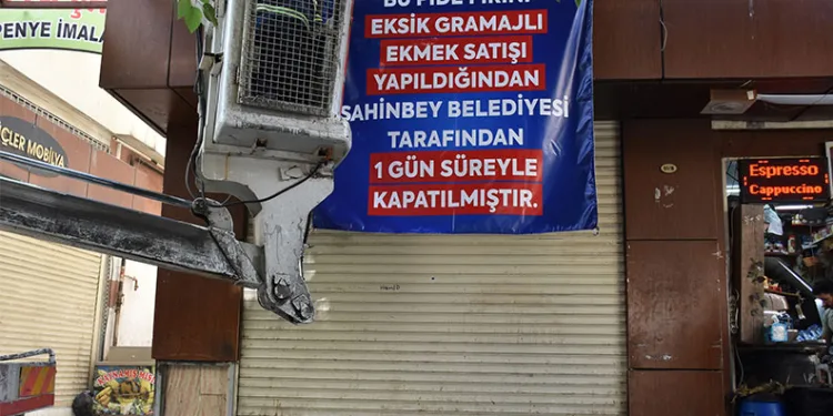 Şahinbey zabıta ekiplerinden fırınlara denetim