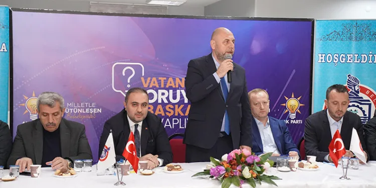 Bekir Aydın, hemşehrileriyle bir araya geldi