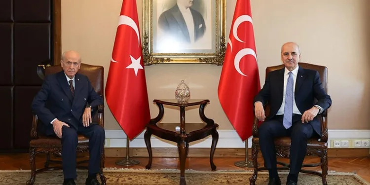 Numan Kurtulmuş Bahçeli’yi ziyaret etti