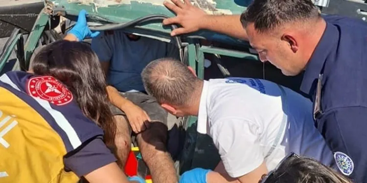 Ayvalık’ta zincirleme kaza: 1’i ağır 5 yaralı