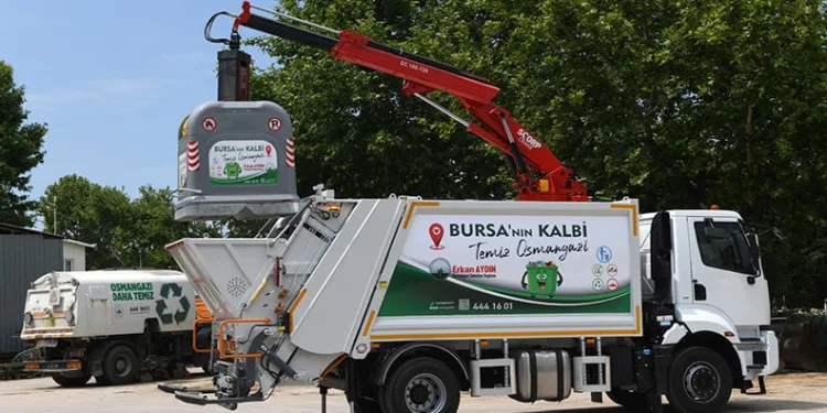 Osmangazi Belediyesi yerüstü çöp konteyner sistemine geçiyor