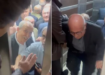 Düğünde asansöre 10 kişi binince mahsur kaldılar