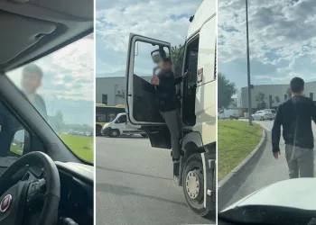 Bursa’da trafikte çirkin hareketler