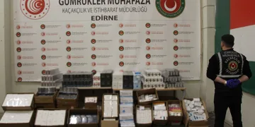 Kapıkule’de milyonlarca liralık kaçak eşya ele geçirildi