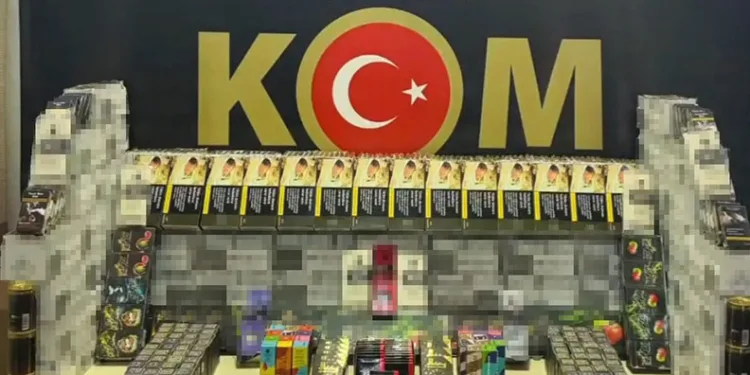 Bilecik’te 92 bin adet makaron ele geçirildi