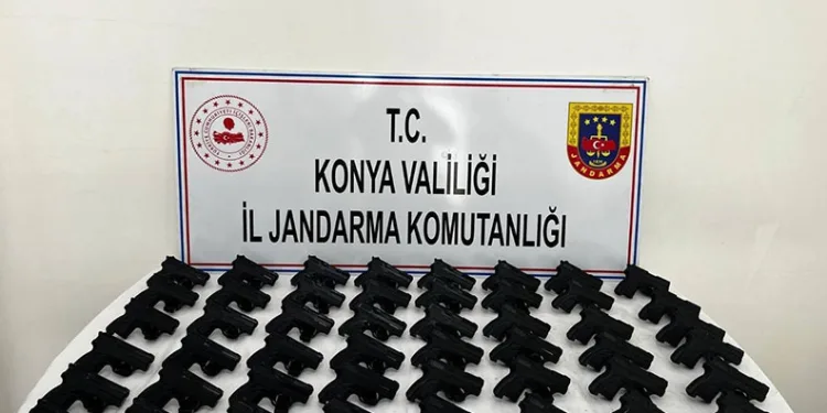Konya’da jandarmadan silah operasyonu