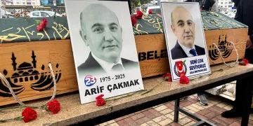 Gazeteci Arif Çakmak son yolculuğuna uğurlandı