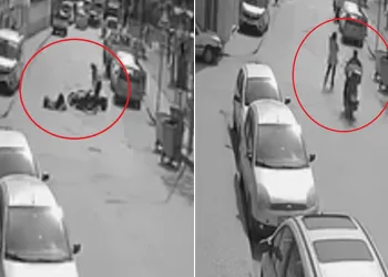 Bursa’da seyir halindeki motosikletli kadına çarptı