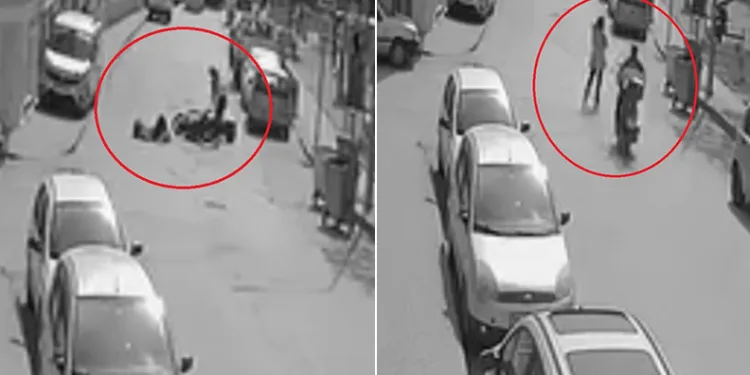 Bursa’da seyir halindeki motosikletli kadına çarptı